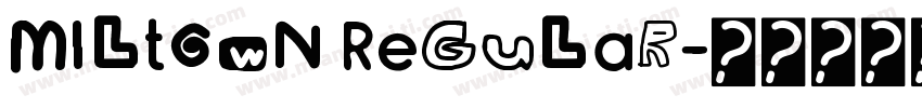Miltown Regular字体转换